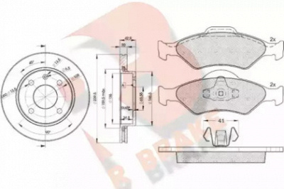 R BRAKE 3r13441064 -